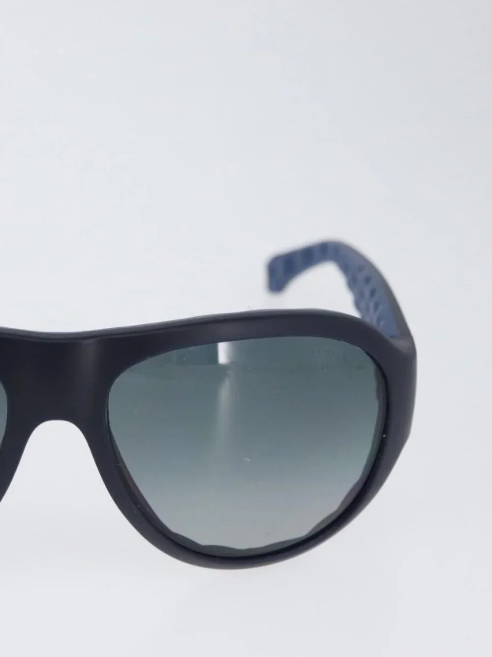 CHANEL Sunglasses plastic Blue CC Auth BA10703